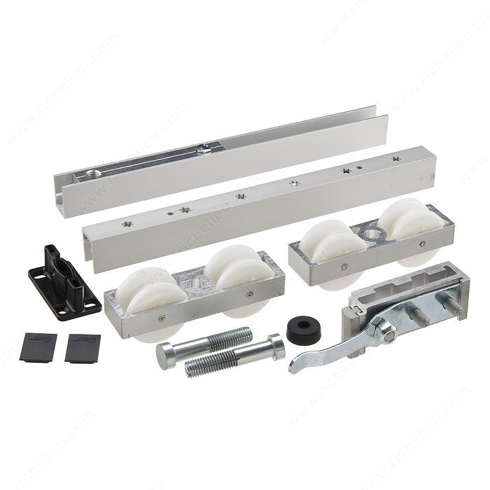 Set for Single Sliding Door Without Top Track,
