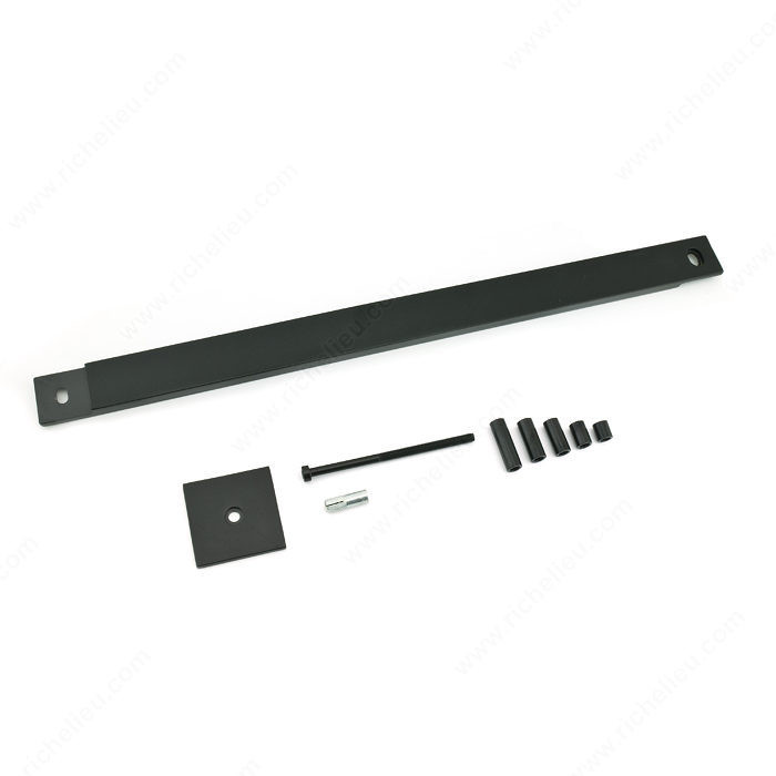 Extension Rail Connector, Joins two rails, Finish Black