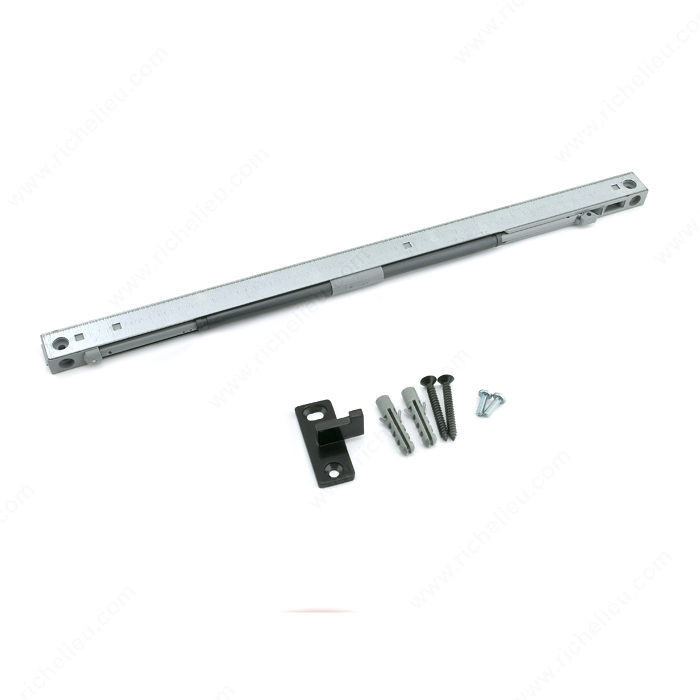 Soft-Close System for Wood Door, With Self-Close Action, For apparent system, Finish Black