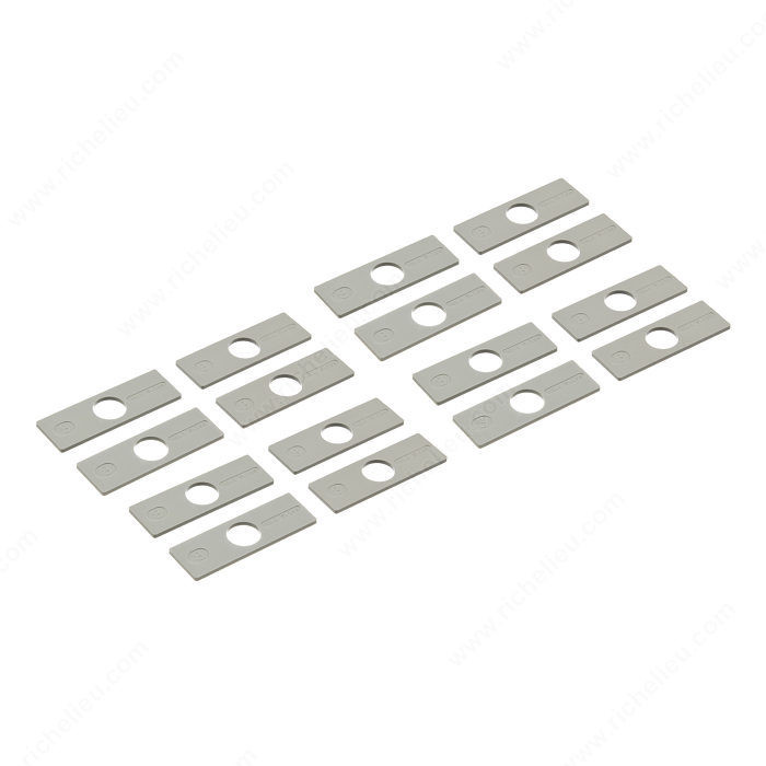 Glass Fixing Parts for One Door - Set of 16 Pieces,