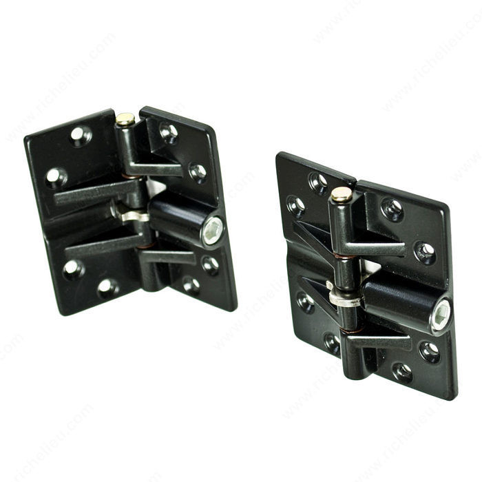 Adjustable Hinges for Folding Door - Black, Adjustable tension,