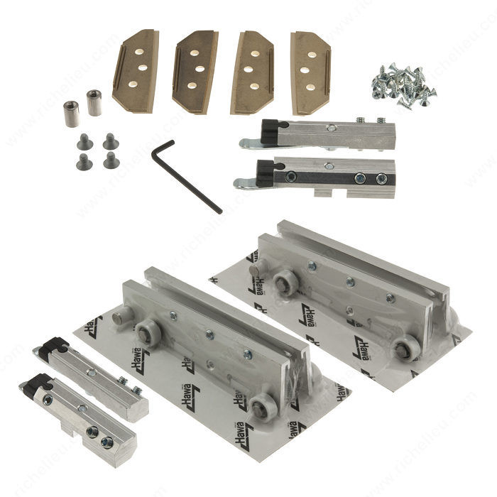 Set for 1 Glass Sliding Door (ESG/VSG),