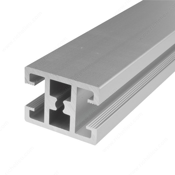 Frame Profile in Anodized Aluminum, Horizontal Front Divider, 3.5 m,