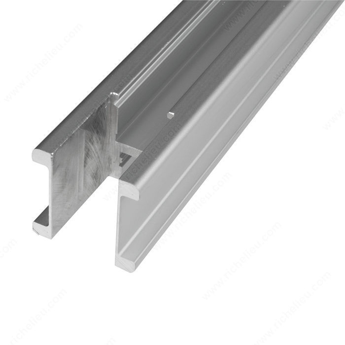 Vertical Frame Handle Profile with Notch, 3 m,