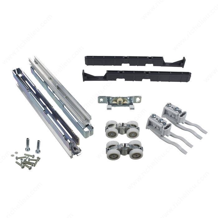 Hardware Set for One Aluminum-Framed Door, 100 kg,