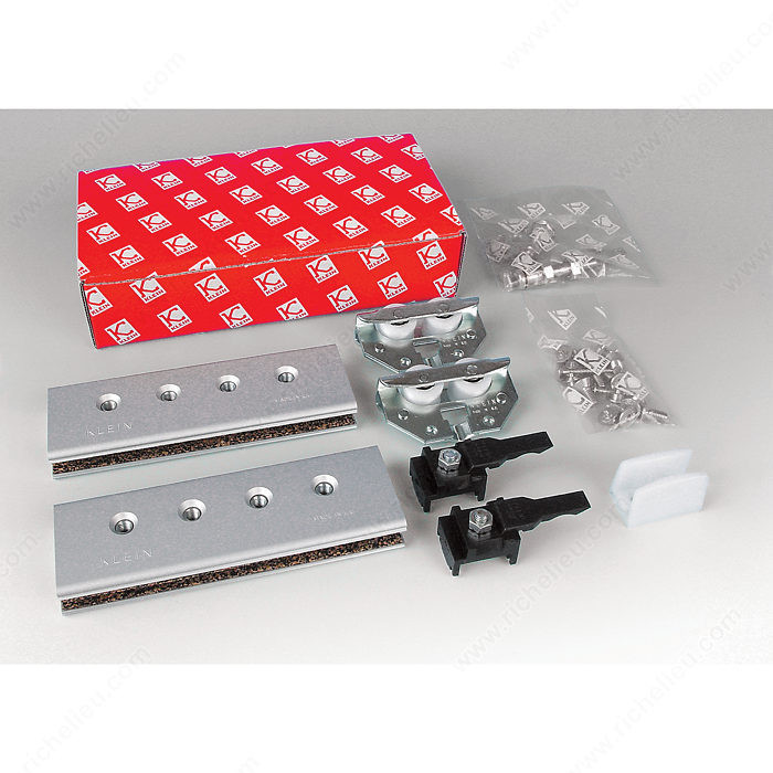 Hardware Set for One Glass Door, 8-10 mm, 80 kg,