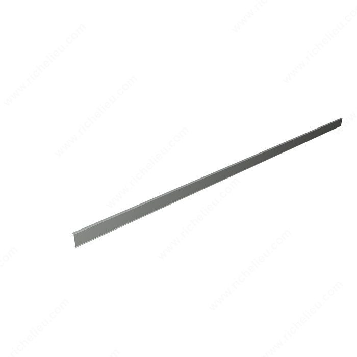 Cover Profile for Upper Track. PS40/PS40.1/PS40.2, Finish Stainless Steel, Rail Length 2 450 mm