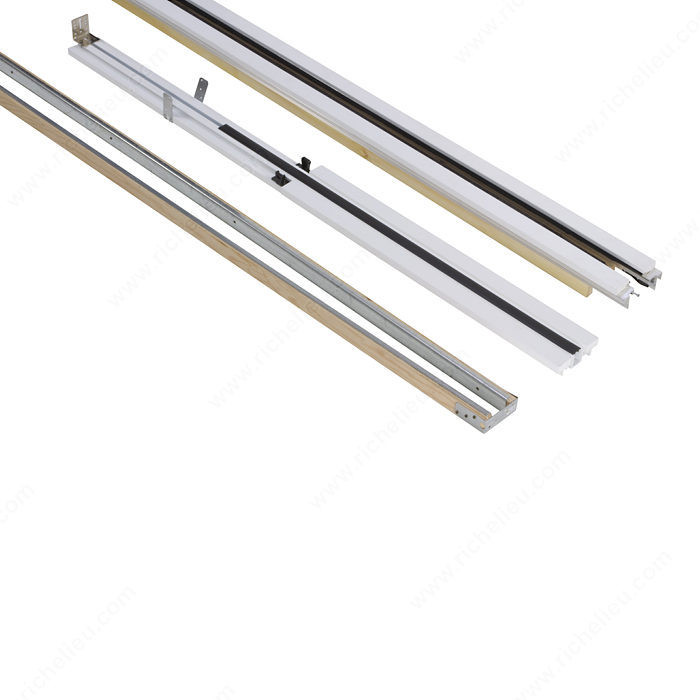 Aluminum Pocket Door Installation Set, Quick assembly, Door Width 36 in