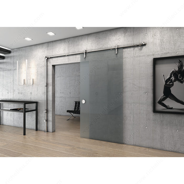 Self-Closing Gravity System for Glass Doors, Gravity,