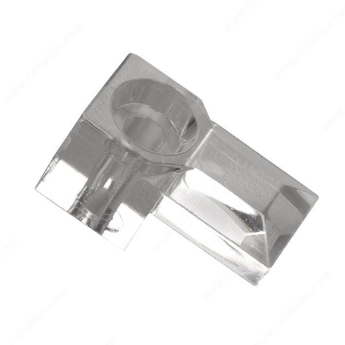 Plastic Mirror Clip, Easy to install., Mirror Thickness 1/4 in