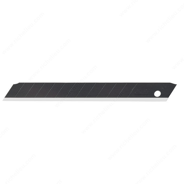 Standard-Duty Replacement Breakaway Blades, Material Carbide, Finish Black, Brands Olfa