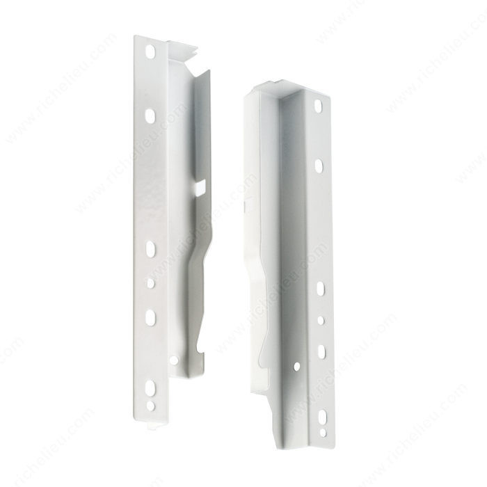 Rear Brackets, Finish White Finish, Drawer Height 199 mm PRO-PACK 5