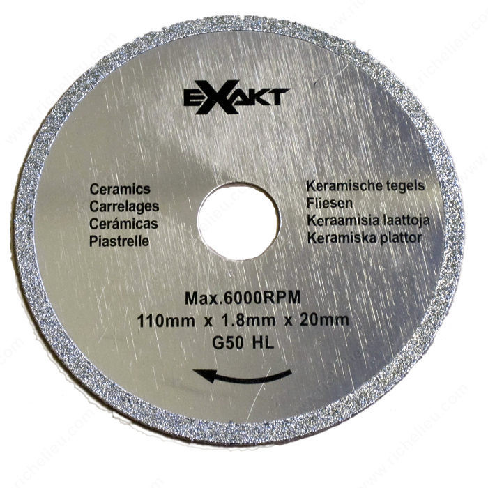 Deep Cut Saw Blades, Main Application Ceramics, Teeth 0