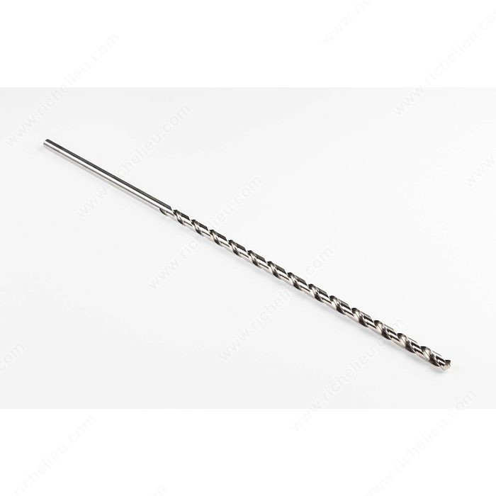 Additional or Replacement Puck Light Jig Drill Bits, Cutting Length 12 in, Finish Bright Finish, Length 18 in