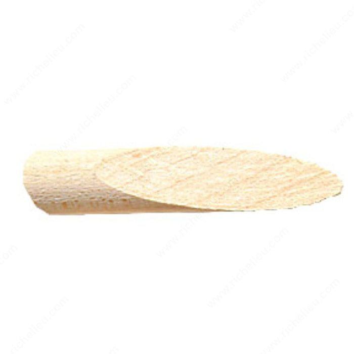 Solid Wood Pocket-Hole Plugs, Finish Maple
