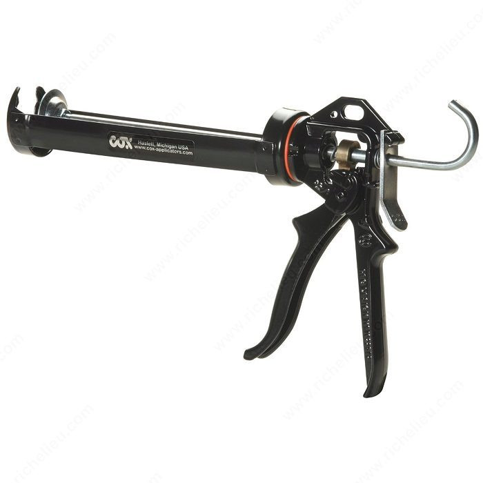 Cradle Barrel Extra Thrust Caulking Gun for 300 ml Cartridge, Mechanical advantage 18:1,