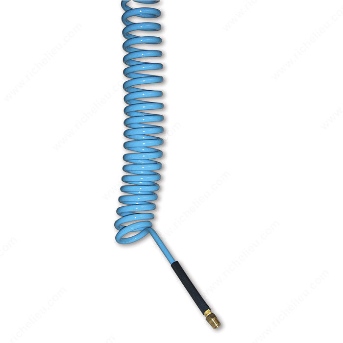 Auto-Retractable Polyurethane Air Hose, Length 25 ft