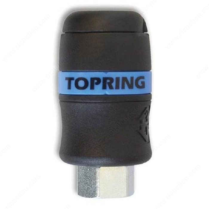 1/4 Industrial Topquik Safety Coupler - 1/4 (F) NPT,