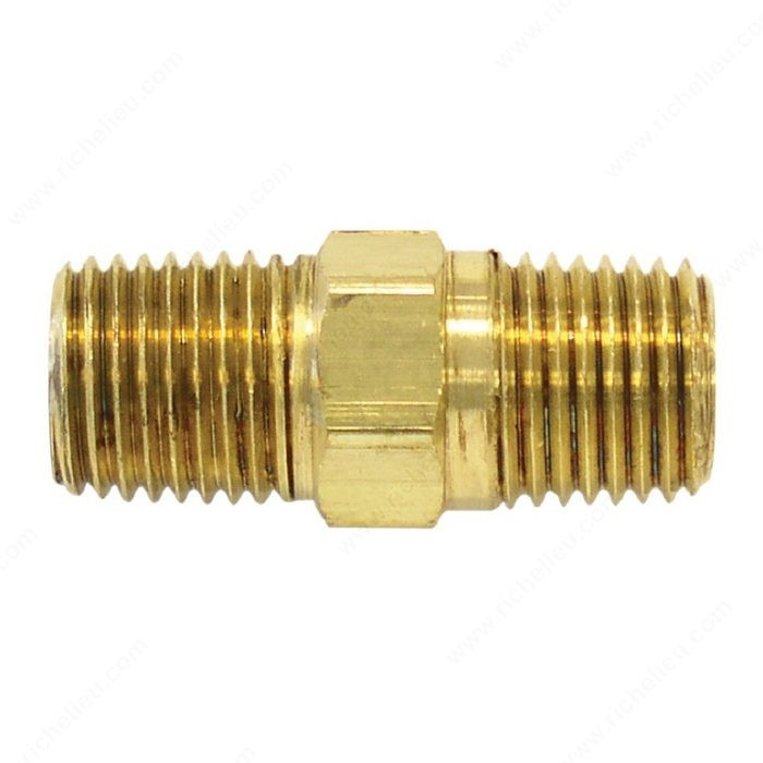 Male Hex Nipple - 1/4 (M) NPT,PRO-PACK 2