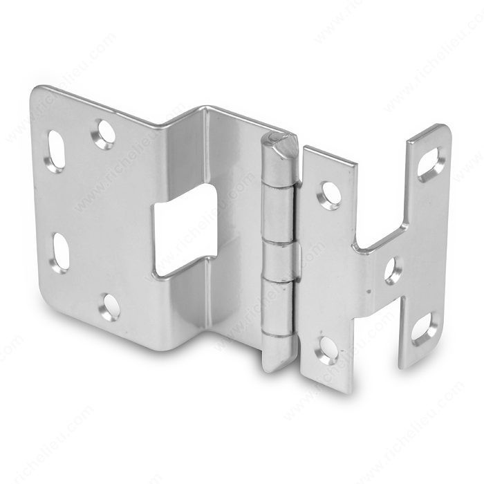 3/4 Overlay Institutional Hinge - Series 370, Finish Stainless Steel, Door Thickness 13/16 in, 50pc pack