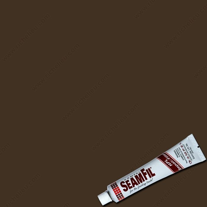 SeamFil Laminate Repair Tube, Details SeamFil Tube, Finish Brown