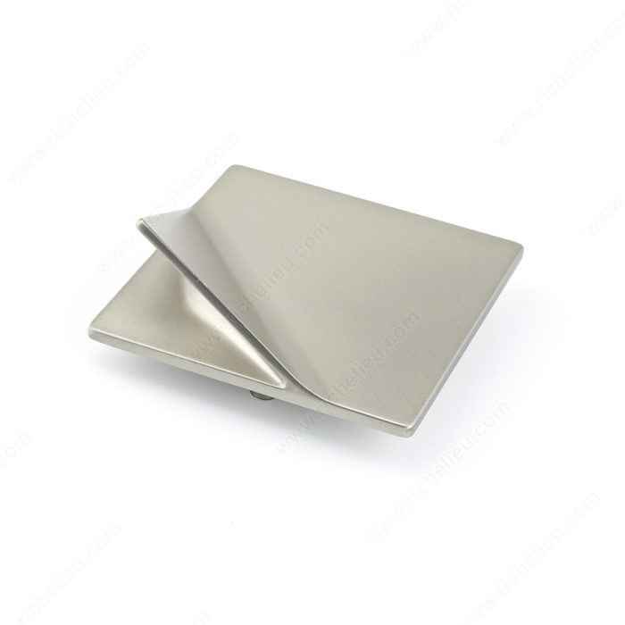Contemporary Metal Pull - 914, Center to Center 32 mm, Finish Brushed Nickel, Projection - Overall Dimensions 22.5 mm