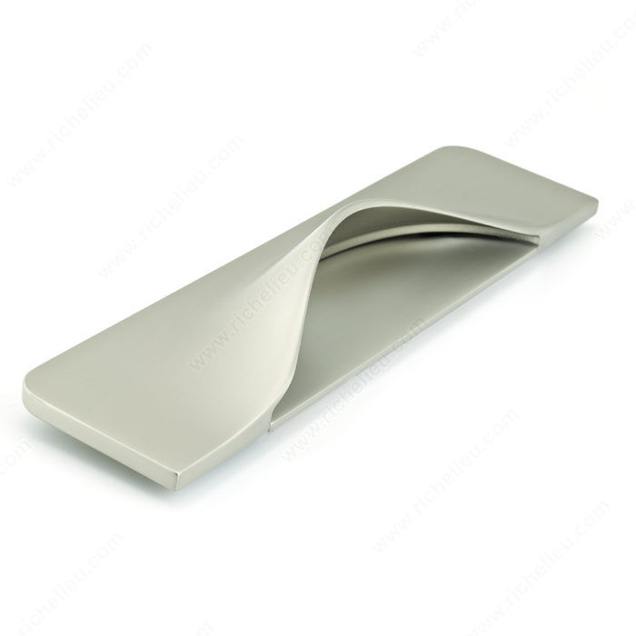 Contemporary Metal Pull - 9147, Finish Brushed Nickel