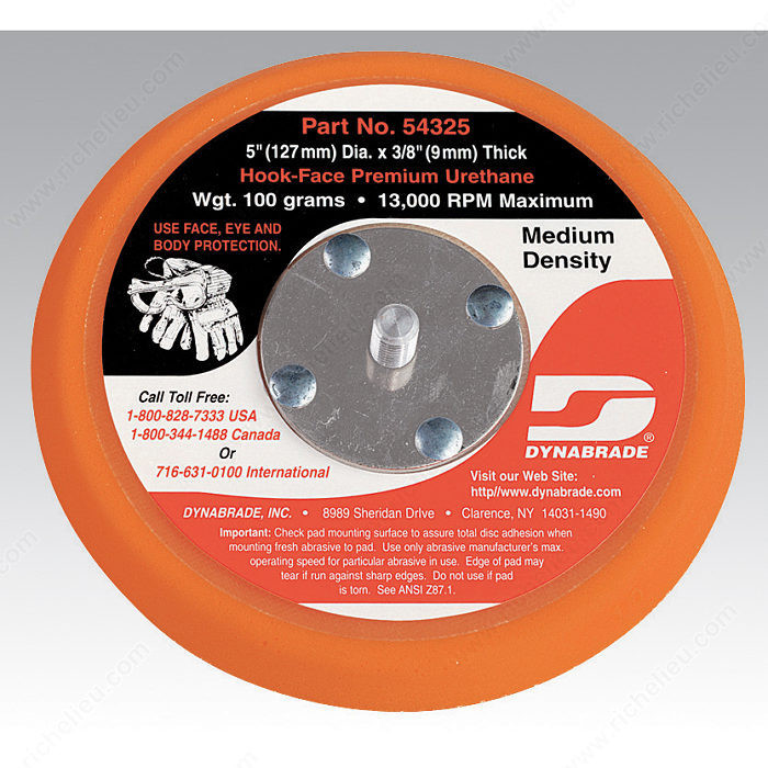 Non-Grip Vacuum Pads, Diameter 5 in