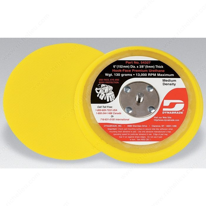 Non-Grip Vacuum Pads, Diameter 6 in
