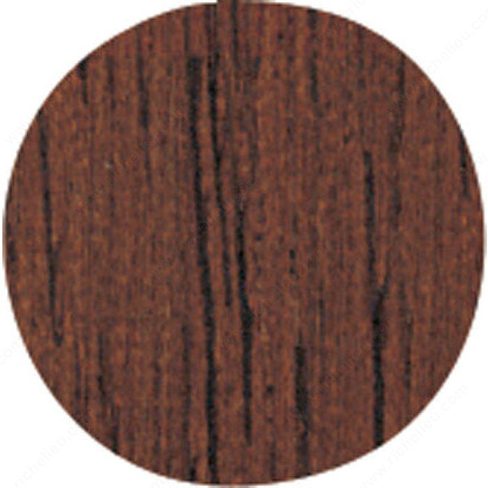 Cover Cap - PVC, 14 mm (9/16), Wood Grain Colors, Finish Imperial Walnut