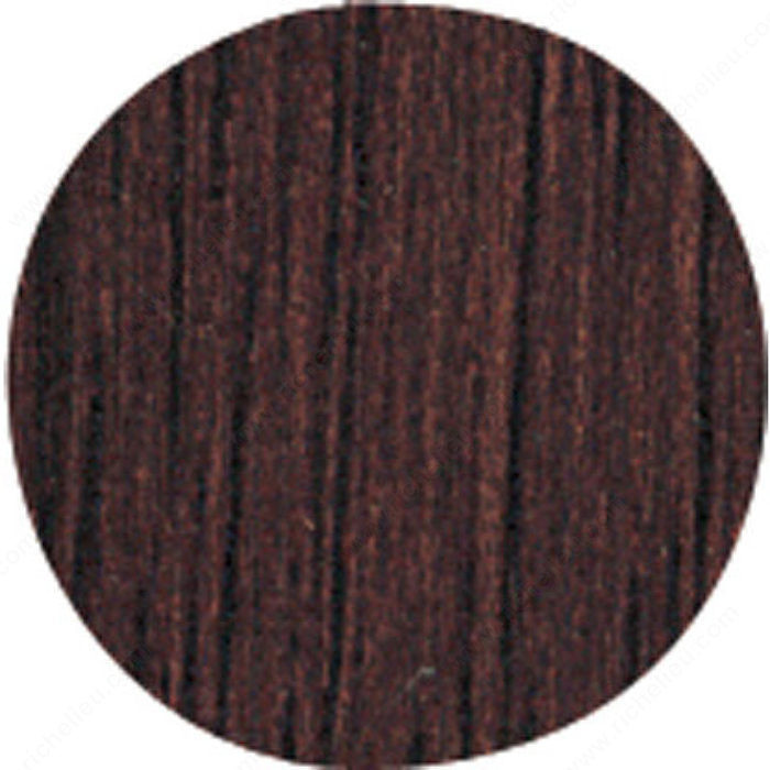 Cover Cap - PVC, 18mm (11/16), Wood Grain, Finish Presidential Walnut