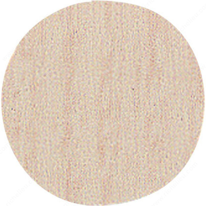 Cover Cap - PVC, 14 mm (9/16), Wood Grain Colors, Finish White Maple