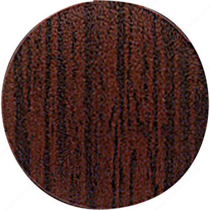 Cover Cap - PVC, 14 mm (9/16), Wood Grain Colors, Finish Prefinished MDF