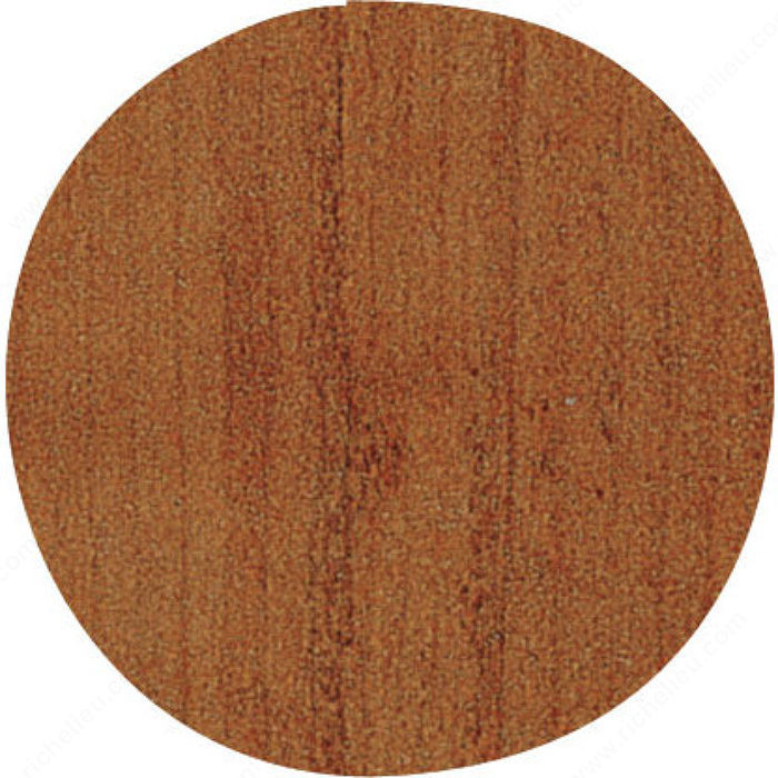 Cover Cap - PVC, 18mm (11/16), Wood Grain, Finish Fuji Cherry