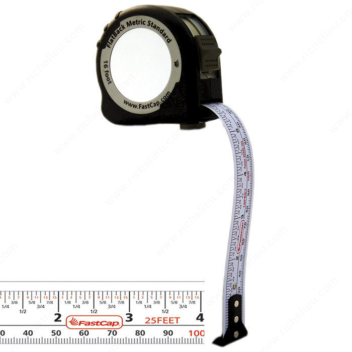 Metric/Standard ProCarpenter Flatback Flexible Tape Measure,