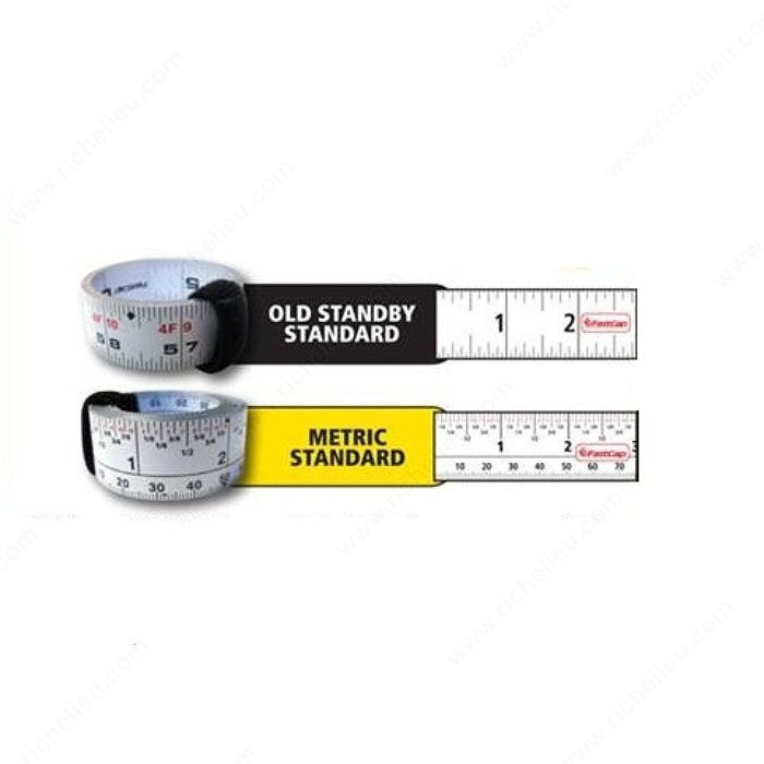 Reversible Improved Peel and Stick Tape Measure, Type of Measure Metric / Imperial