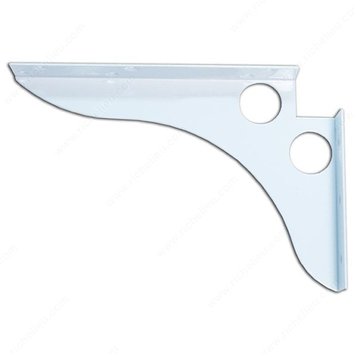 SpeedBrace Countertop Brace - White, Projection - Overall Dimensions 12 in, Height - Overall Dimensions 8 in