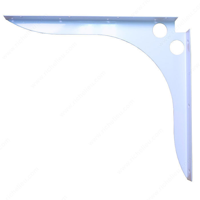 SpeedBrace Countertop Brace - White, Projection - Overall Dimensions 24 in, Height - Overall Dimensions 21 in