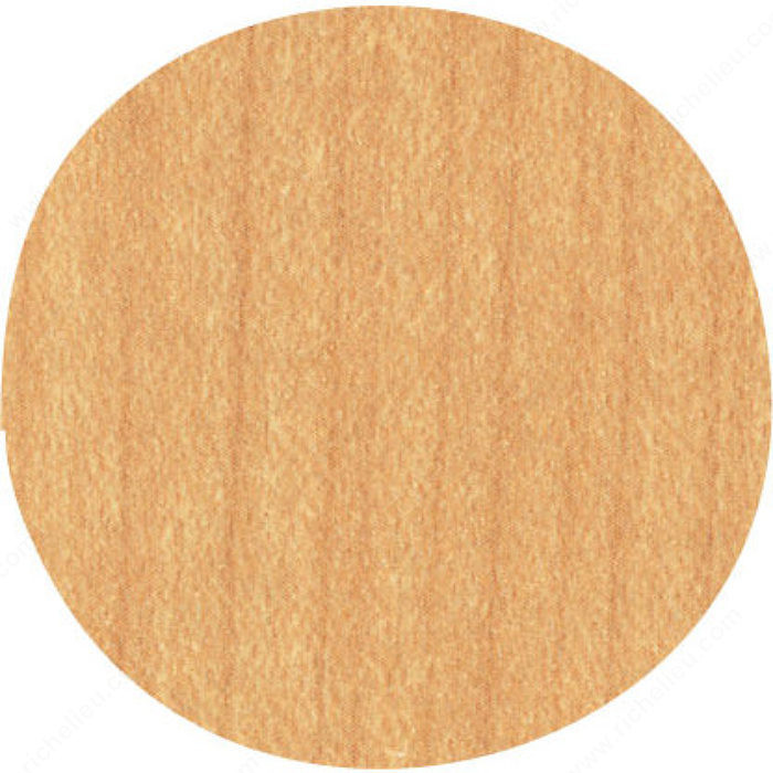 Cover Cap - PVC, 18mm (11/16), Wood Grain, Finish American Maple