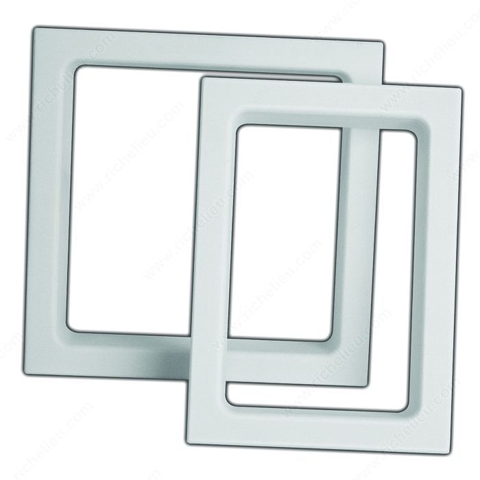 Double Electric Trim Rings, Finish White PRO-PACK 2