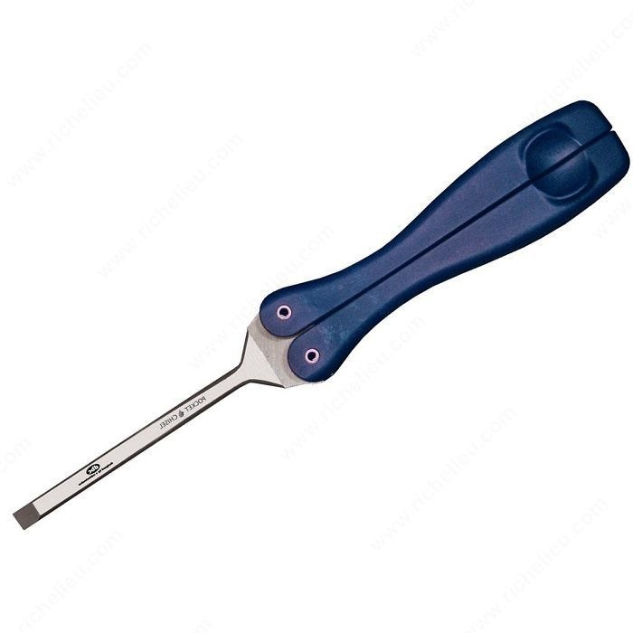 Pocket Chisel, Blade Width 1/4 in, Finish Blue