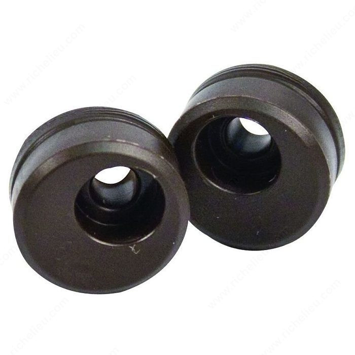 Door Stop Plastic Bumper, Finish Brown
