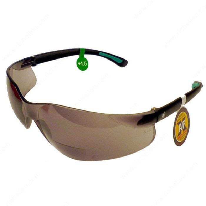 Safety Glasses With Diopter - Tinted, Type of Eye Protection 2.0 diopter