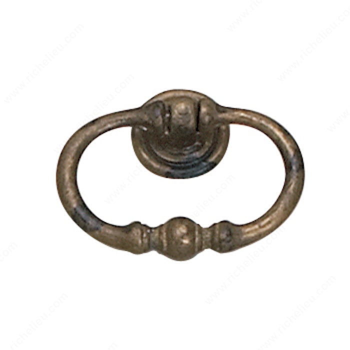 Traditional Brass Pull - 9270, Finish Oxidized Brass