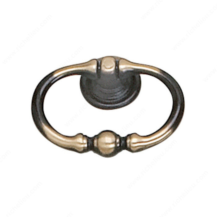 Traditional Brass Pull - 9270, Finish Satin Bronze