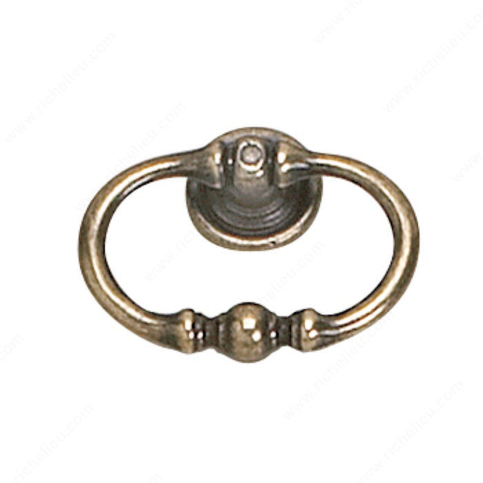 Traditional Brass Pull - 9270, Finish Burnished Brass