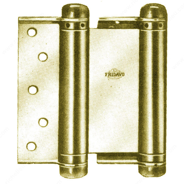 Double Action Spring Hinge, 9294 Series, Automatic hinge swings door in both directions., Color/Finish Brass