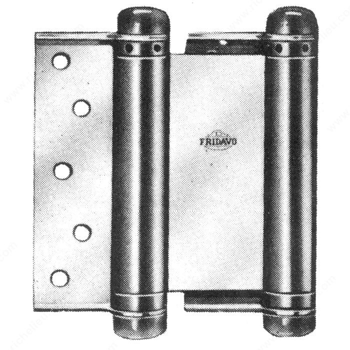 Double Action Spring Hinge, 9294 Series, Automatic hinge swings door in both directions., Color/Finish Nickel