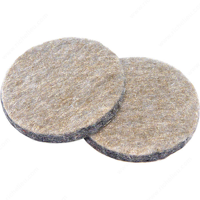 ECO FELTAC - Beige Round Felt Pads, Diameter 48 mm PRO-PACK 5