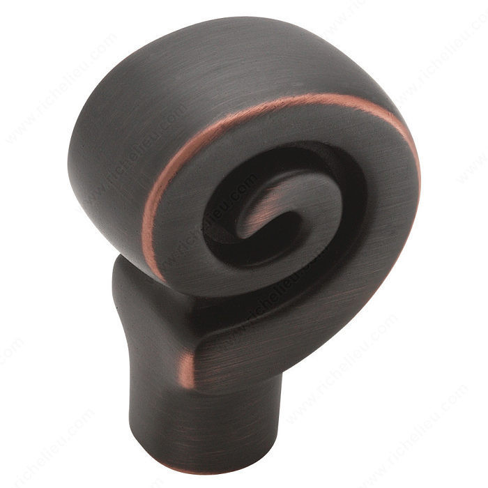 Eclectic Zinc Knob - 9339, Finish Oil Rubbed Bronze